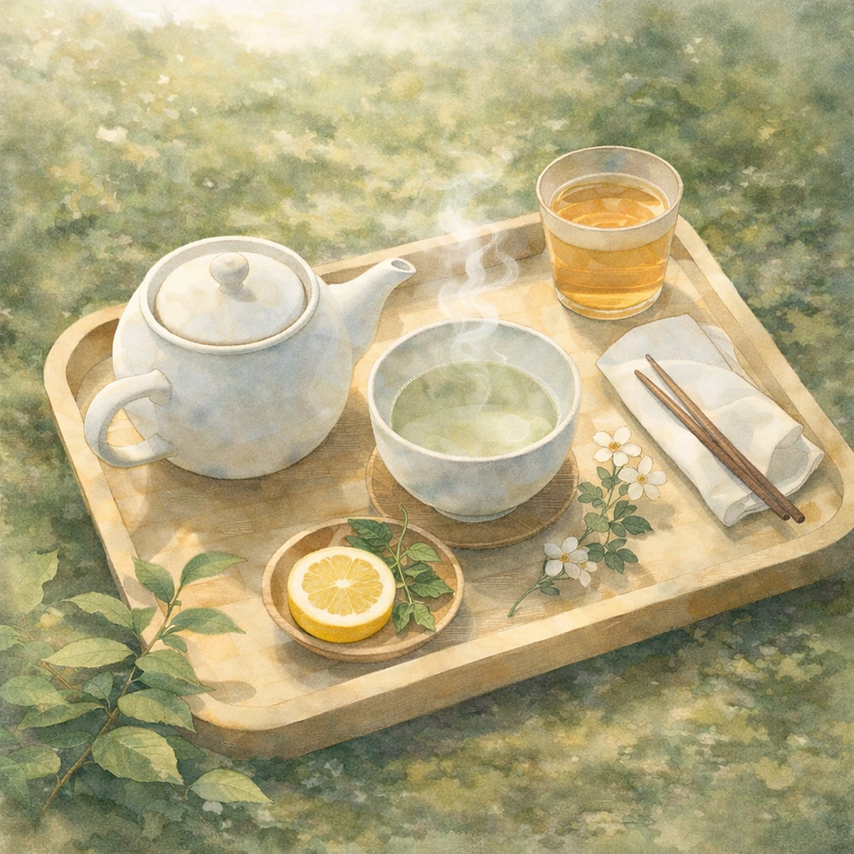 食後の静かな時間のイメージ